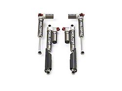 Teraflex Falcon SP2 3.3 Fast Adjust Piggyback Front and Rear Shocks for 0 to 1.50-Inch Lift (21-22 3.0L EcoDiesel Jeep Gladiator JT)