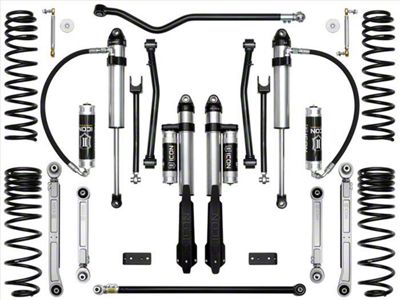 ICON Vehicle Dynamics 2.50-Inch Suspension Lift System with Billet Rear Lower Links; Stage 7 (20-24 Jeep Gladiator JT)