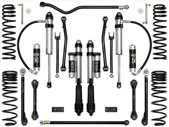ICON Vehicle Dynamics 2.50-Inch Suspension Lift System with Tubular Rear Lower Links; Stage 7 (20-24 Jeep Gladiator JT)