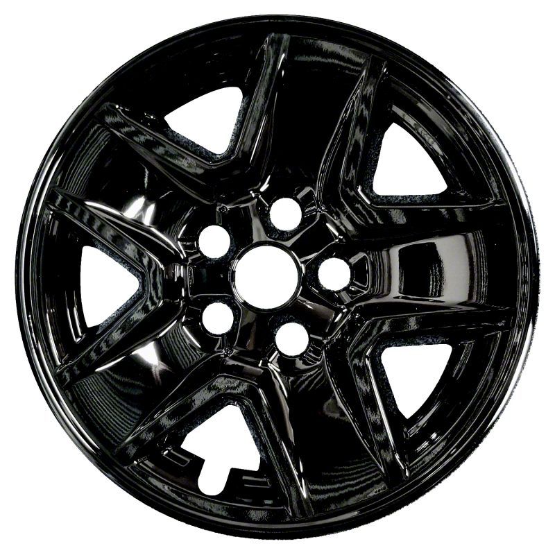 Jeep Gladiator 17Inch Impostor 5Spoke Wheel Covers; Gloss Black ABS