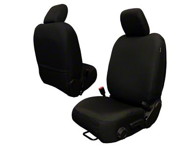 Bartact Baseline Performance Front Seat Covers; Black (20-24 Jeep Gladiator JT)