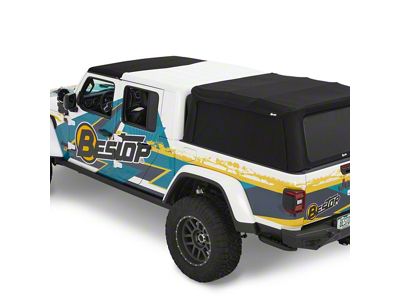 Bestop Supertop for Truck 2; Black Twill (20-24 Jeep Gladiator JT)