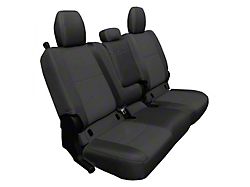 Bartact Tactical Series Rear Seat Cover; Black (20-24 Jeep Gladiator JT w/o Fold-Down Arm Rest)