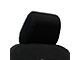 Bartact Tactical Series Rear Seat Headrest Covers; Black (20-24 Jeep Gladiator JT)