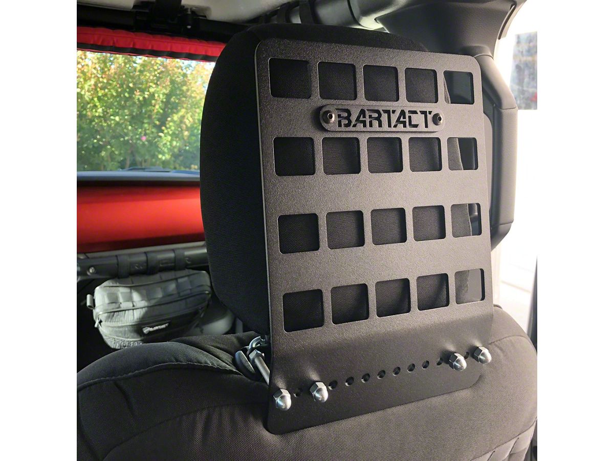 Bartact Jeep Wrangler Seat Divider Panel; Black 2018JLTP-B (18-23 Jeep  Wrangler JL) - Free Shipping