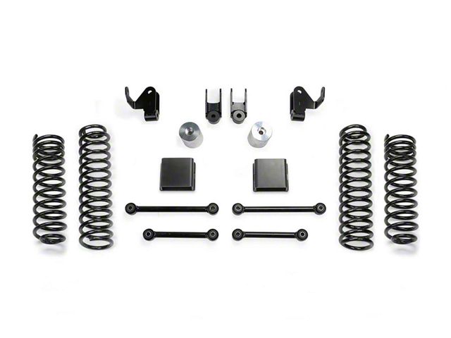 Fabtech 2-Inch Sport II Suspension Lift Kit with Shock Extensions (20-24 Jeep Gladiator JT Mojave)