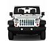 Under The Sun Inserts Grille Insert; Endless Summer Blue and Green Palm Tree (20-23 Jeep Gladiator JT w/o TrailCam; 2024 Jeep Gladiator JT Sport)