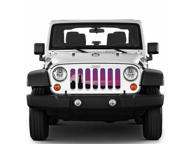 Under The Sun Inserts Grille Insert; Endless Summer Purple Light House (20-23 Jeep Gladiator JT w/o TrailCam; 2024 Jeep Gladiator JT Sport)