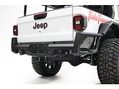 Fab Fours Rear Bumper; Bare Steel (20-24 Jeep Gladiator JT)