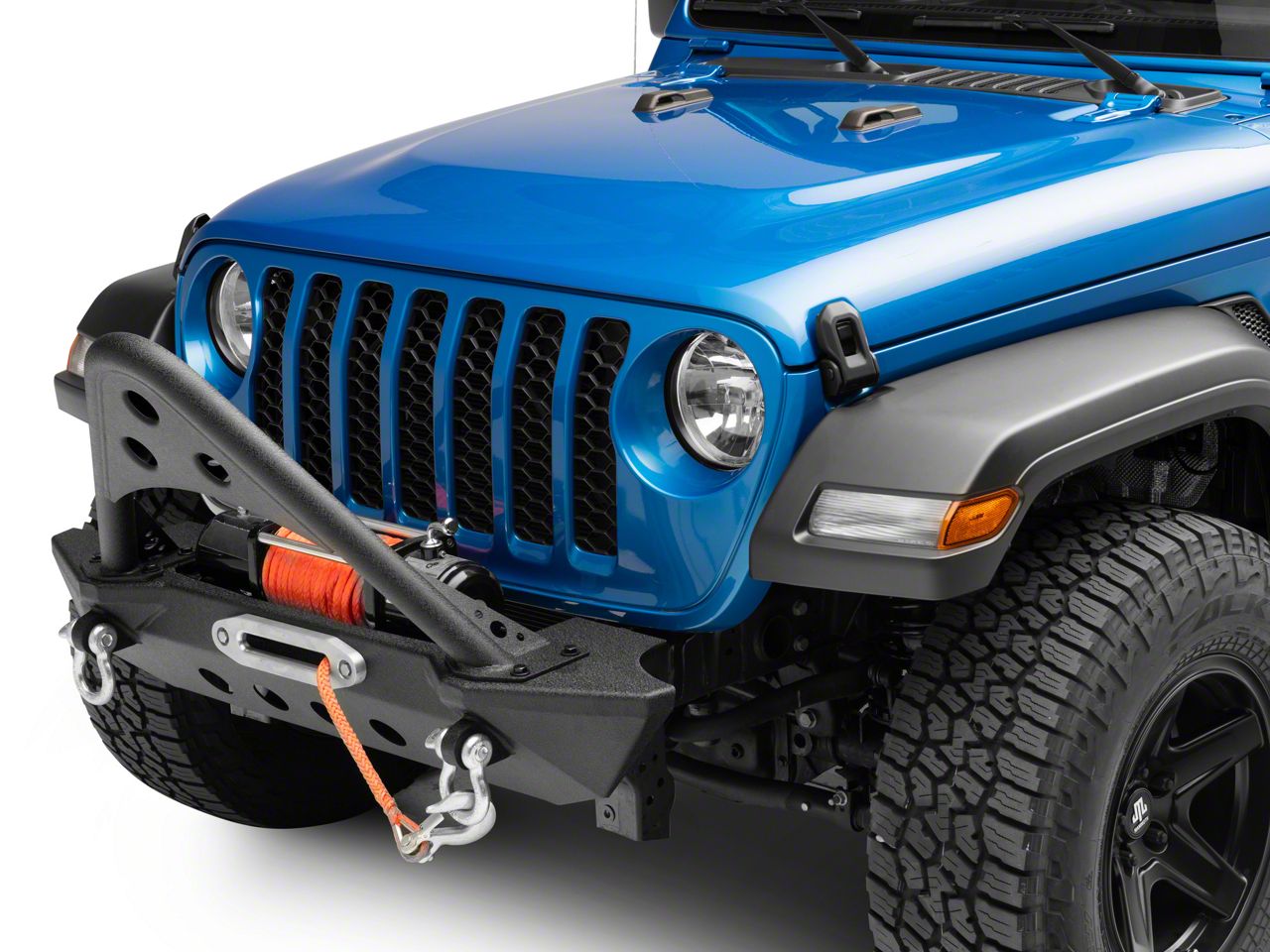 Barricade Jeep Gladiator Stubby Winch Front Bumper with Stinger Bar