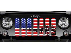 Grille Insert; American Soldier (20-24 Jeep Gladiator JT)