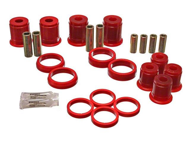 Front Control Arm Bushings; Red (93-98 Jeep Grand Cherokee ZJ)