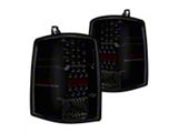 LED Tail Lights; Black Housing; Smoked Lens (93-98 Jeep Grand Cherokee ZJ)