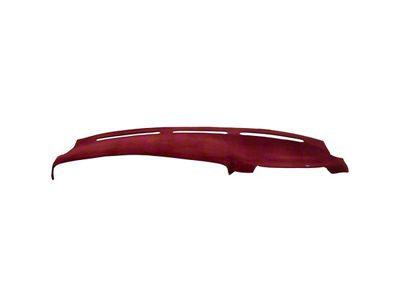 Covercraft VelourMat Custom Dash Cover; Red (22-24 Jeep Grand Cherokee WL 4xe w/o Heads Up Display or McIntosh Audio System)