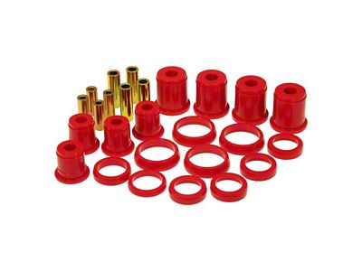 Front Control Arm Bushing Kit; Red (93-98 Jeep Grand Cherokee ZJ)