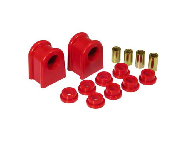 Front Sway Bar and End Link Bushing Kit; 1-1/4-Inch Bar; Red (99-04 Jeep Grand Cherokee WJ)