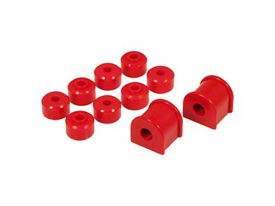 Rear Sway Bar and End Link Bushing Kit; 5/8-Inch Bar; Red (93-98 Jeep Grand Cherokee ZJ)