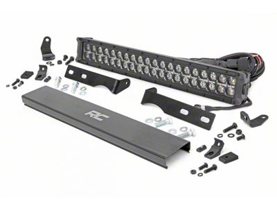 Rough Country 20-Inch Black Series White DRL LED Hidden Bumper Kit (11-20 Jeep Grand Cherokee WK2 w/o Active Cruise Control)