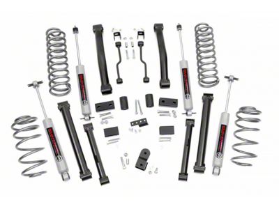 Rough Country 4-Inch Suspension Lift Kit with Premium N3 Shocks (93-98 Jeep Grand Cherokee ZJ)