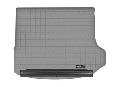 Weathertech DigitalFit Cargo Liner with Bumper Protector; Behind 2nd Row; Gray (22-24 Jeep Grand Cherokee WL w/ Carpet Passenger Side Rear Wheel Well)