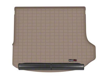 Weathertech DigitalFit Cargo Liner with Bumper Protector; Behind 2nd Row; Tan (22-24 Jeep Grand Cherokee WL w/ Carpet Passenger Side Rear Wheel Well)