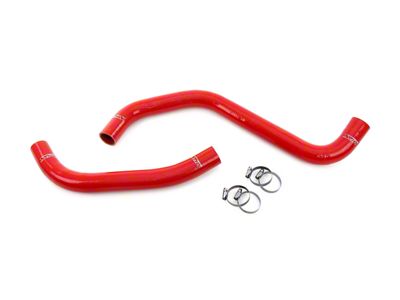 HPS Silicone Radiator Coolant Hose Kit; Red (11-21 3.6L Jeep Grand Cherokee WK2)