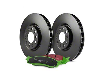 EBC Brakes Stage 14 Greenstuff 6000 Brake Rotor and Pad Kit; Front (05-10 Jeep Grand Cherokee WK, Excluding SRT8)
