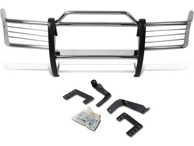 Brush Grille Guard; Stainless Steel (93-98 Jeep Grand Cherokee ZJ)