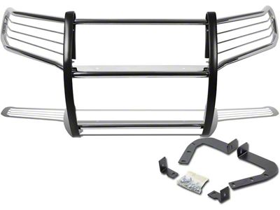 Brush Grille Guard; Stainless Steel (11-16 Jeep Grand Cherokee WK2)