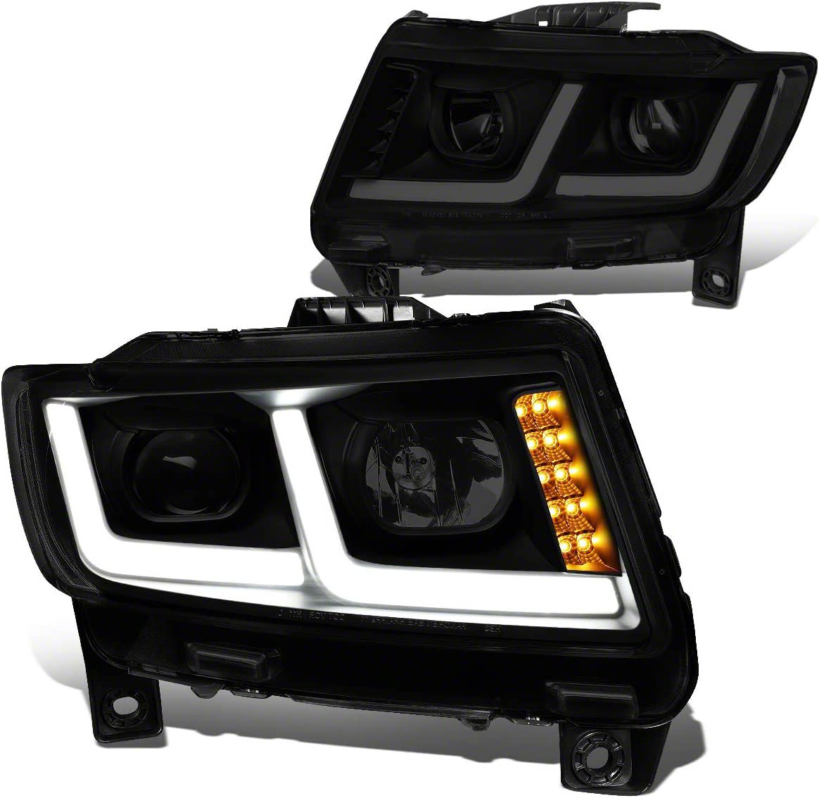 2-Pack White LED Daytime Running Lights For 2011-2013 Jeep Grand Cherokee