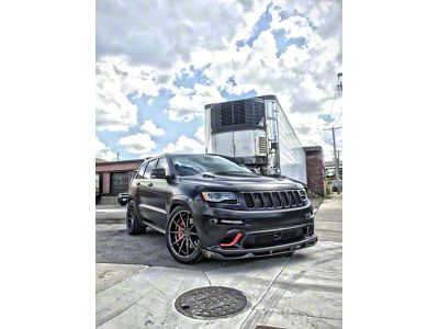Black Ops Auto Works CFR Edition Front Splitter; Carbon Fiber (11-21 Jeep Grand Cherokee WK2)