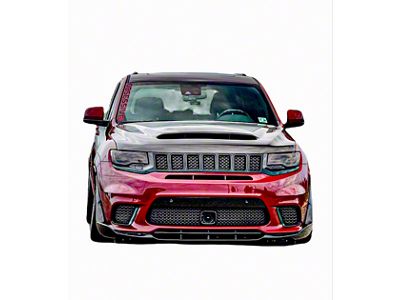 Black Ops Auto Works Demon Style Hood; Carbon Fiber Outer/Unpainted Inner (11-21 Jeep Grand Cherokee WK2)