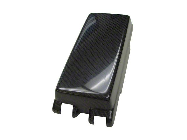 Black Ops Auto Works Fuse Box Cover; Small; Carbon Fiber (05-10 Jeep Grand Cherokee WK)