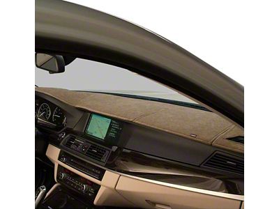 Covercraft SuedeMat Custom Dash Cover; Beige (22-24 Jeep Grand Cherokee WL w/ Heads Up Display & McIntosh Audio System, Excluding 4xe)