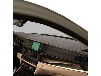 Covercraft SuedeMat Custom Dash Cover; Gray (22-24 Jeep Grand Cherokee WL w/ Heads Up Display & McIntosh Audio System, Excluding 4xe)