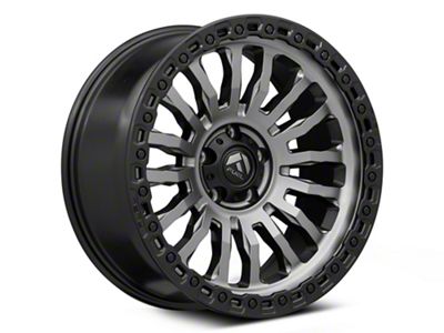 Fuel Wheels Rincon Matte Gunmetal with Black Ring Wheel; 20x10 (99-04 Jeep Grand Cherokee WJ)