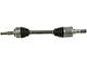 Front CV Axle; Driver Side (05-10 AWD Jeep Grand Cherokee WK w/o Limited Slip Differential)