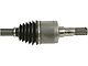 Front CV Axle; Driver Side (05-10 AWD Jeep Grand Cherokee WK w/o Limited Slip Differential)
