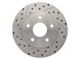 StopTech Sport Drilled and Slotted Rotor; Front Passenger Side (99-04 Jeep Grand Cherokee WJ)