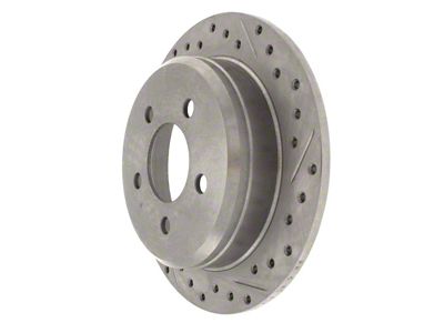 StopTech Sport Drilled and Slotted Rotor; Rear Driver Side (93-98 Jeep Grand Cherokee ZJ)