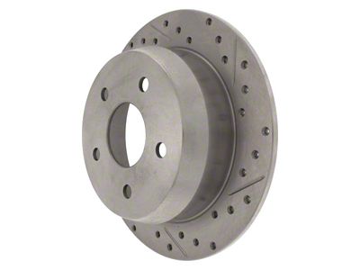 StopTech Sport Drilled and Slotted Rotor; Rear Driver Side (99-04 Jeep Grand Cherokee WJ)