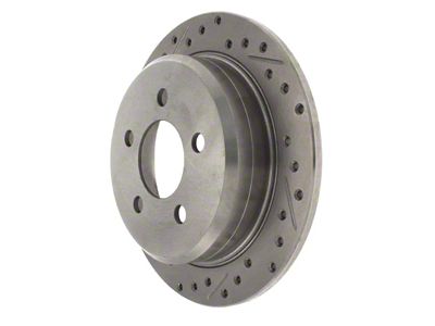 StopTech Sport Drilled and Slotted Rotor; Rear Passenger Side (93-98 Jeep Grand Cherokee ZJ)