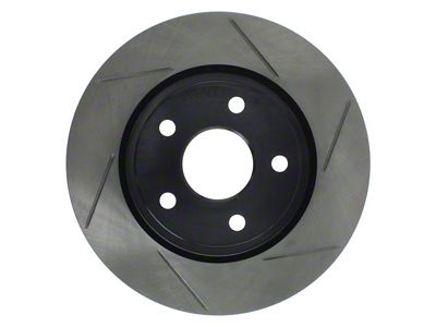 StopTech Sport Slotted Rotor; Front Driver Side (05-10 Jeep Grand Cherokee WK, Excluding SRT8)
