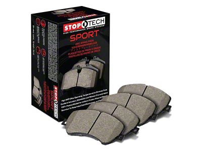 StopTech Sport Ultra-Premium Composite Brake Pads; Front Pair (05-10 Jeep Grand Cherokee WK, Excluding SRT8)