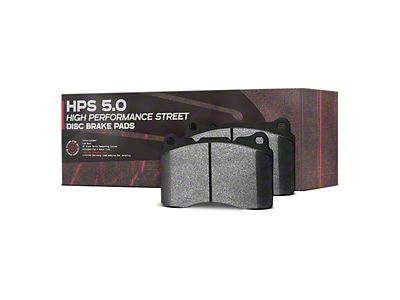 Hawk Performance HPS 5.0 Brake Pads; Front Pair (11-12 Jeep Grand Cherokee WK2, Excluding SRT8; 13-16 Jeep Grand Cherokee WK2 w/ Solid Rear Rotors, Excluding SRT)