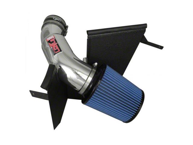 Injen Power Flow Cold Air Intake with Dry Filter; Polished (12-19 6.4L HEMI Jeep Grand Cherokee WK2)