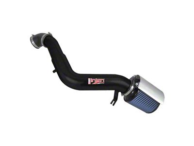 Injen Power Flow Cold Air Intake with Dry Filter; Wrinkle Black (05-10 3.7L Jeep Grand Cherokee WK)