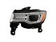 OEM Style Headlight; Black Housing; Clear Lens; Driver Side (17-21 Jeep Grand Cherokee WK2 w/ Factory HID Headlights)