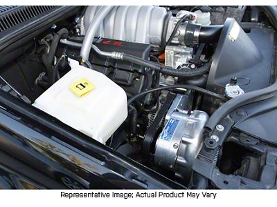 Procharger High Output Intercooled Supercharger Complete Kit with P-1SC; Black Finish (06-10 Jeep Grand Cherokee WK SRT8)
