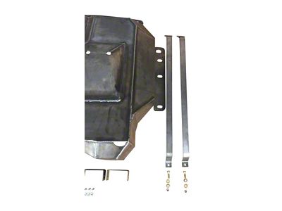 Affordable Offroad Gas Tank Tuck Skid Plate; Black (99-04 Jeep Grand Cherokee WJ)